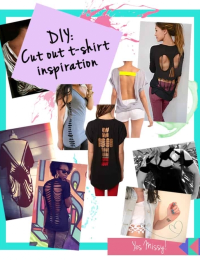 DIY Cut-Out T-Shirt Inspiration and Tips