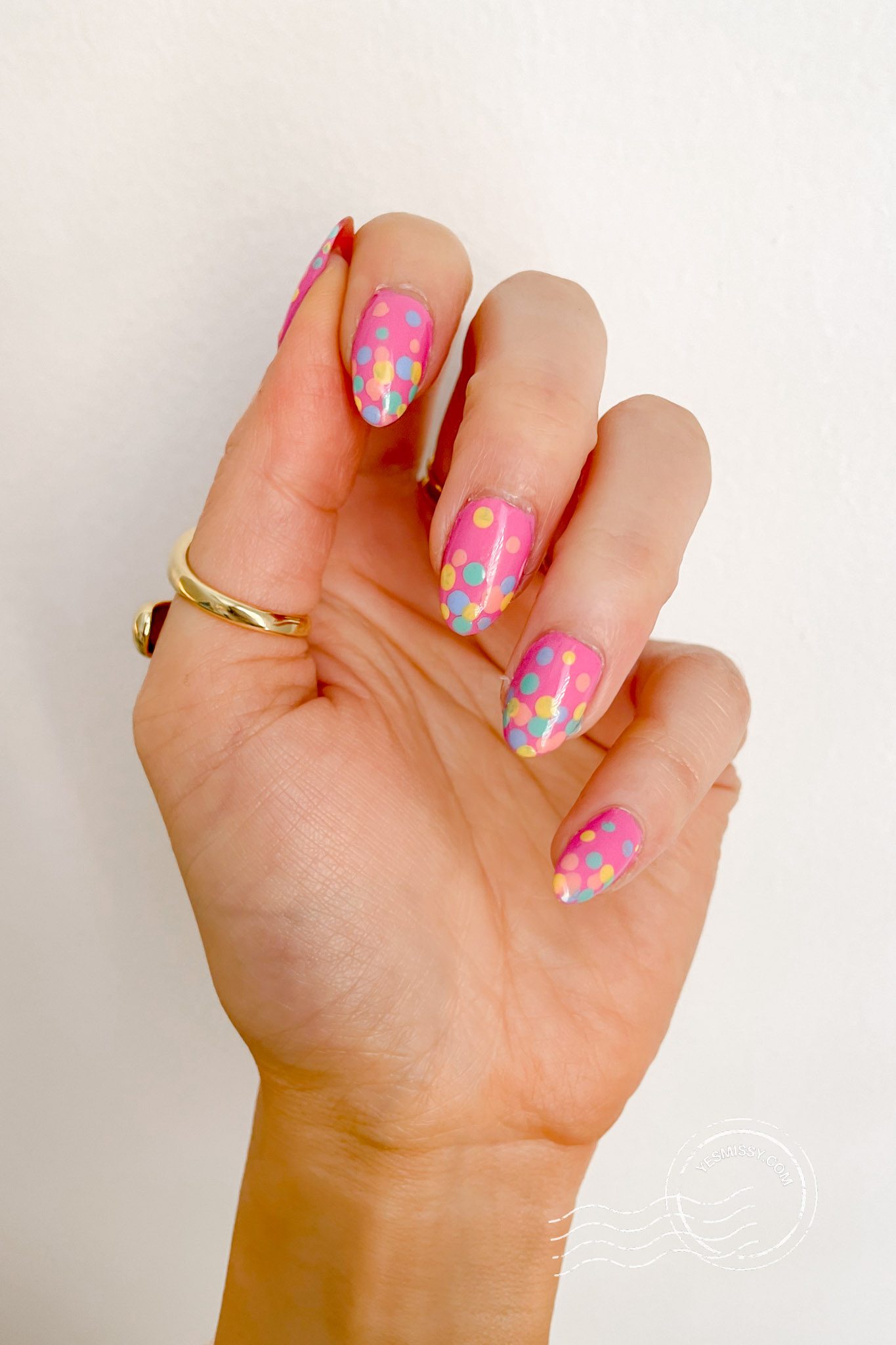 6 Sheets Multicolor LV Nail Stickers