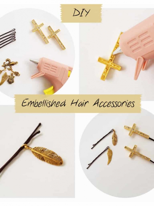 DIY: Embellished Hair Pins
