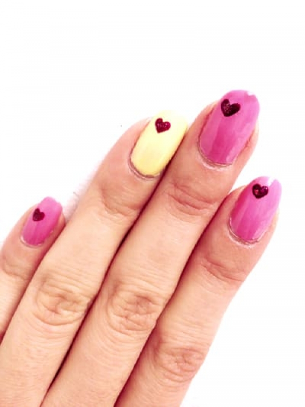 Nail DIY: How to Create Heart Nail Designs