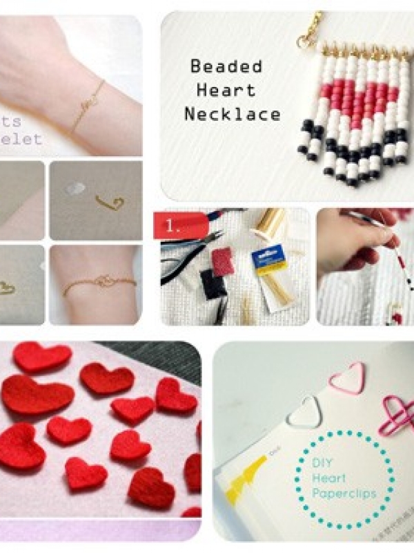 DIY Roundup: Valentine’s Day Heart Crafts