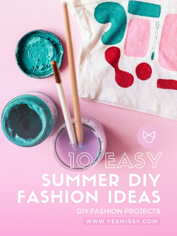 DIY Roundup: 10 Summer DIY Fashion Projects