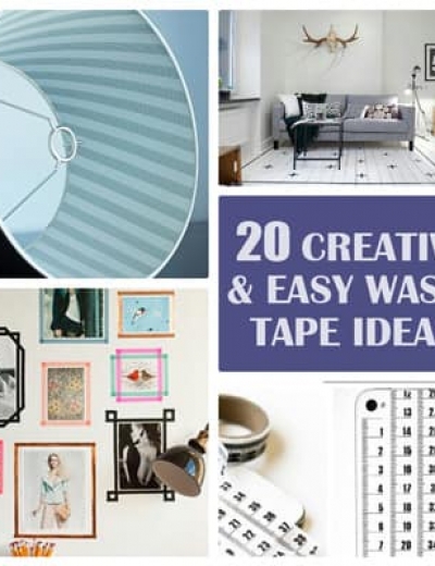 20 Creative Washi Tape Ideas