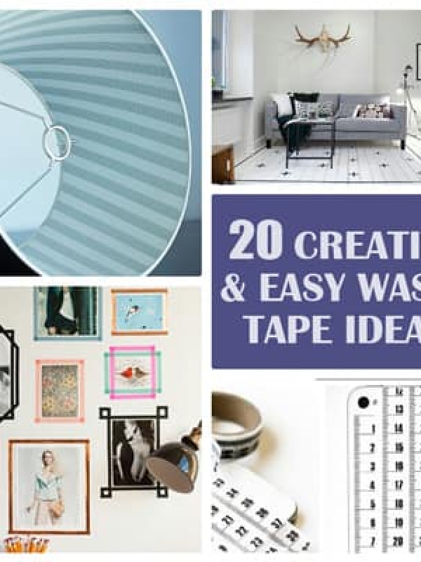 20 Creative Washi Tape Ideas
