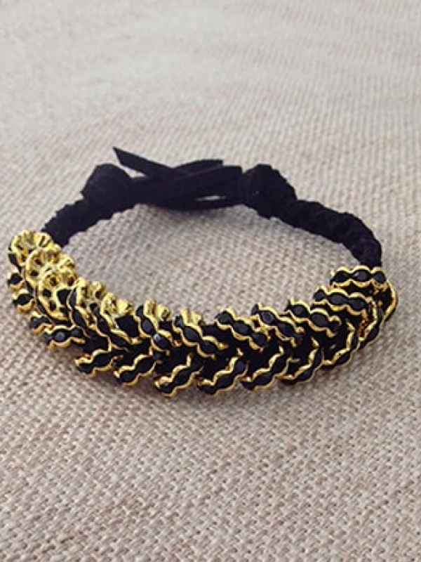 DIY Bracelet: Glammed Up Hex Nut Bracelet
