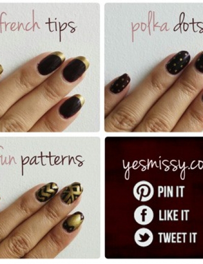 Easy Peasy Sharpie Nail Art