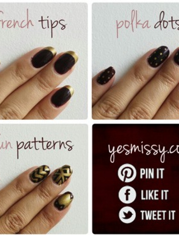 Easy Peasy Sharpie Nail Art