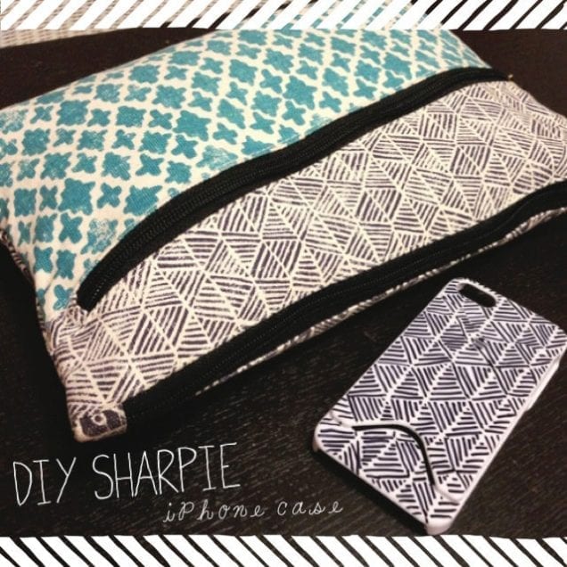 diy sharpie design phone case YesMissy