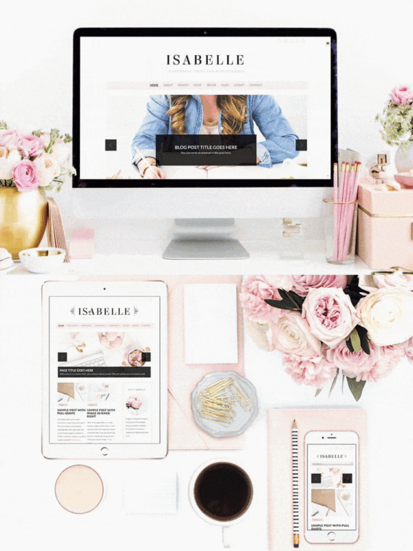 Feminine WordPress Themes for Fashion, Beauty & Lifestyle Bloggers