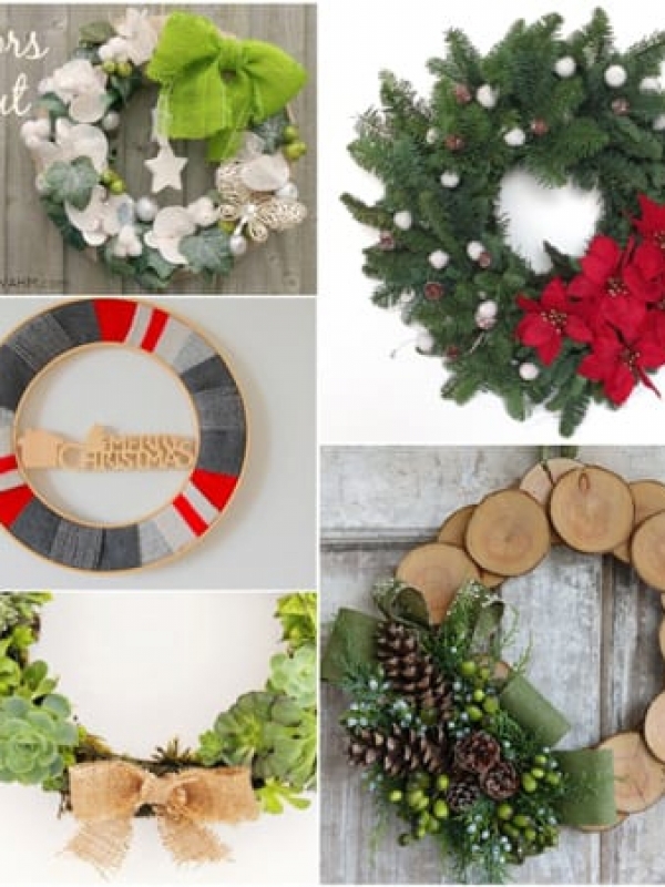 DIY: 5 Christmas Wreath Ideas