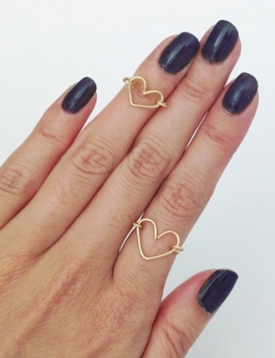 DIY Wire Heart Ring