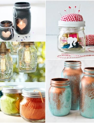 20 Decorative Mason Jar Crafts