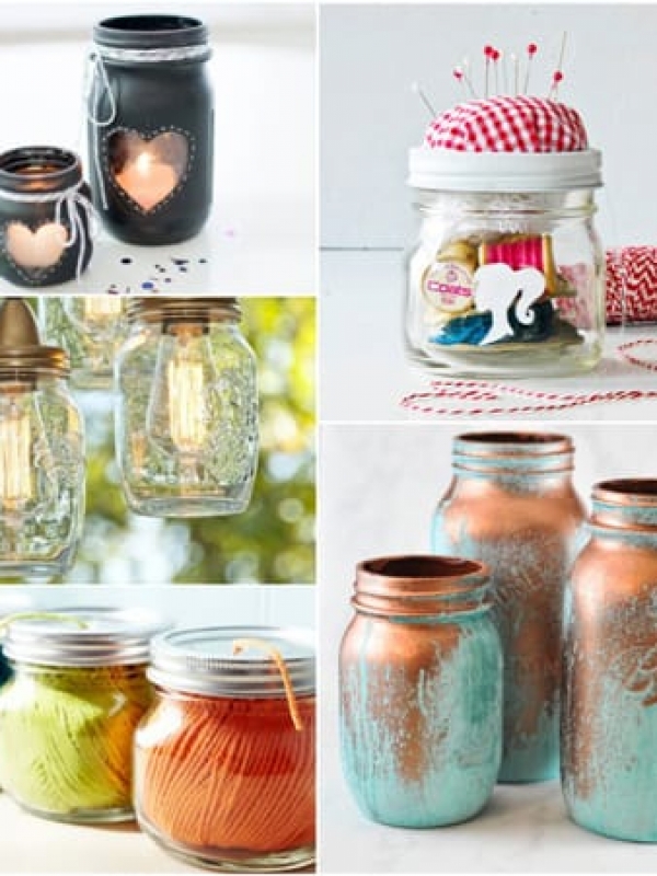 20 Decorative Mason Jar Crafts