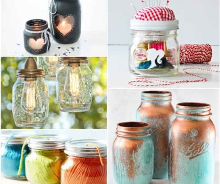 20 Decorative Mason Jar Crafts