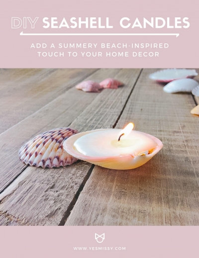 DIY Seashell Candle Tutorial