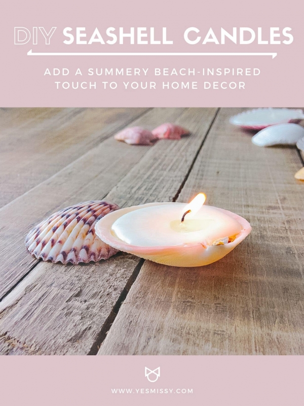 DIY Seashell Candle Tutorial
