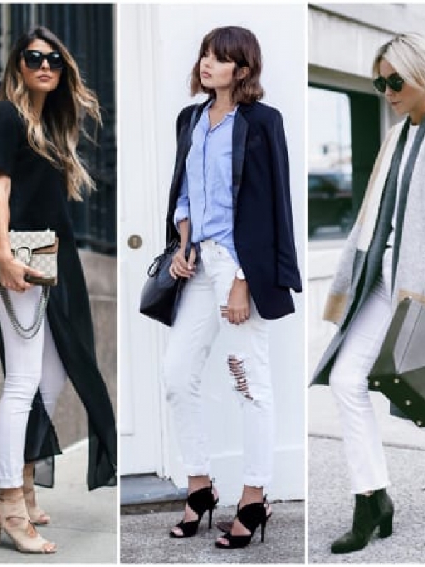6 Chic Ways To Pull Off White Jeans