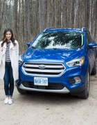 Pretty in Pink: Long Vest and Pencil Dress