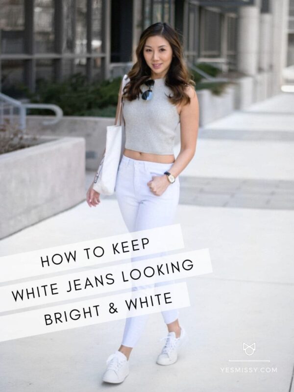 Tricks on Keeping Your White Jeans Bright & White