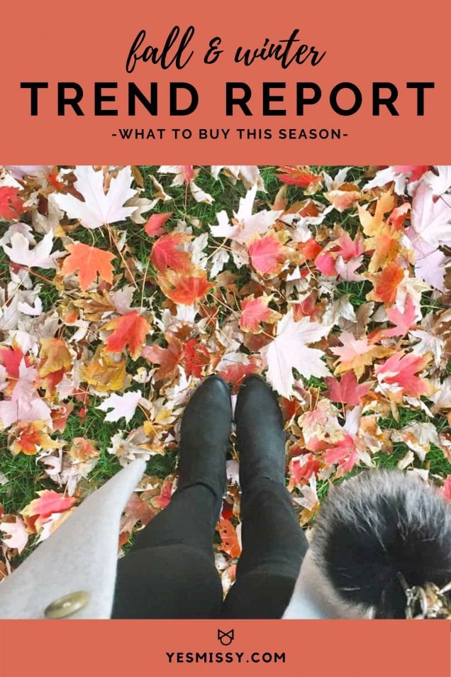 Fall & Winter Trends: What to Buy This Season - YesMissy