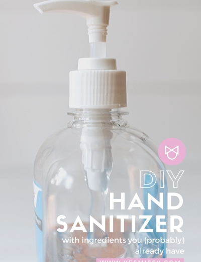 DIY Hand Sanitizer