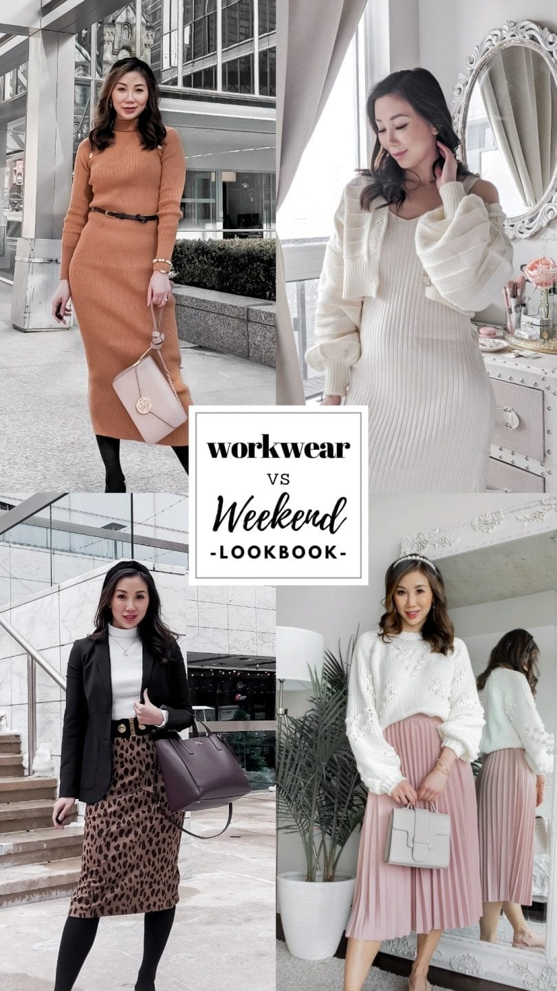 WEARING VS. STYLING YOUR CLOTHES: Workwear outfit idea! 🖤 #wearingvss