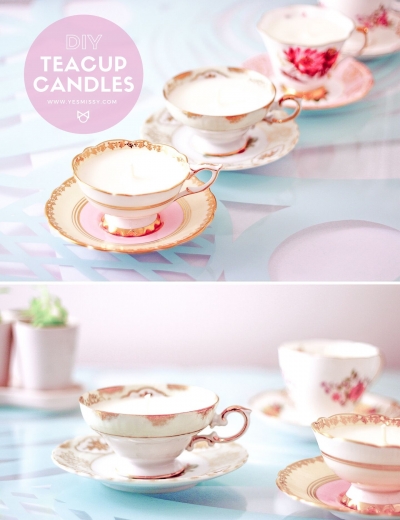 DIY Teacup Candle Tutorial