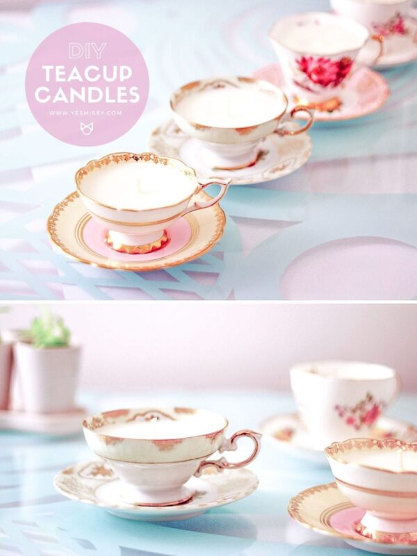 DIY Teacup Candle Tutorial