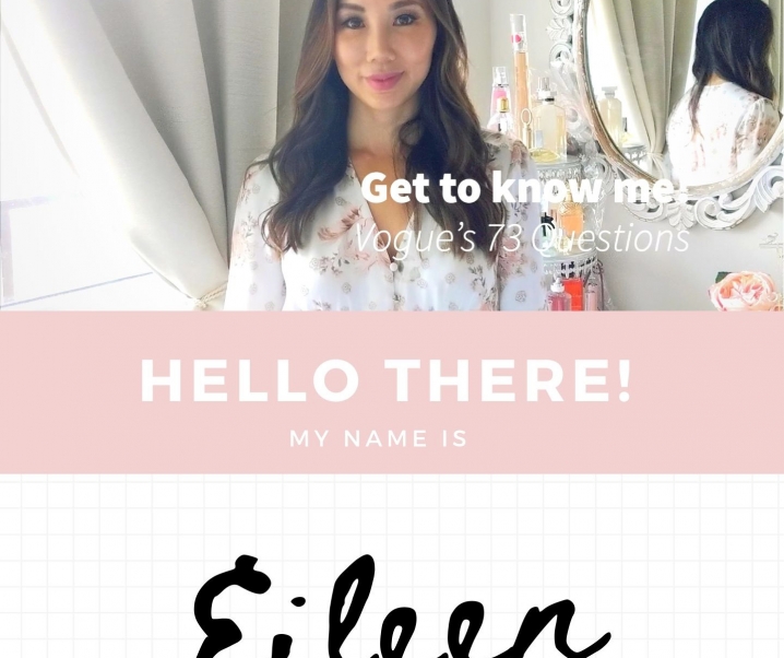 Get to Know Me Better with Vogue’s 73 Questions!