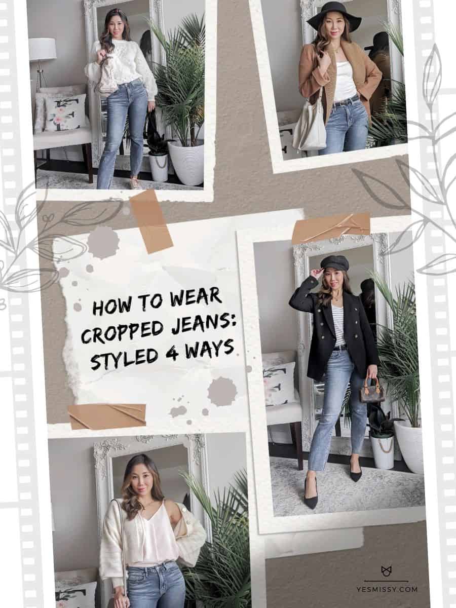 ways to wear: cropped jeans