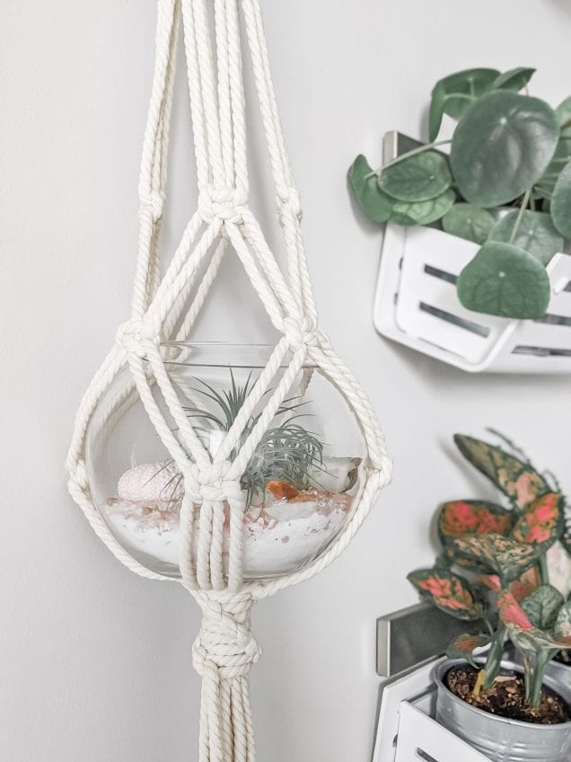 DIY Macrame Plant Hanger Tutorial & Photos YesMissy