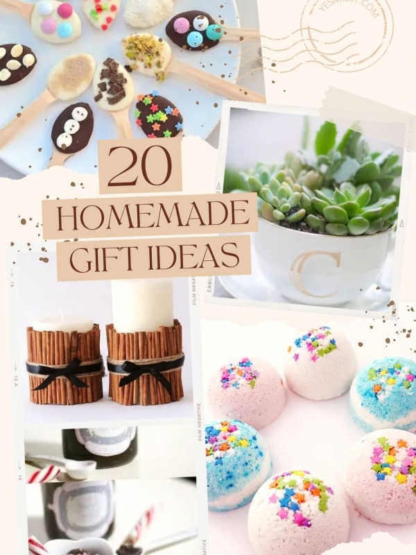 20 Handmade Gift Ideas Everyone Will Love