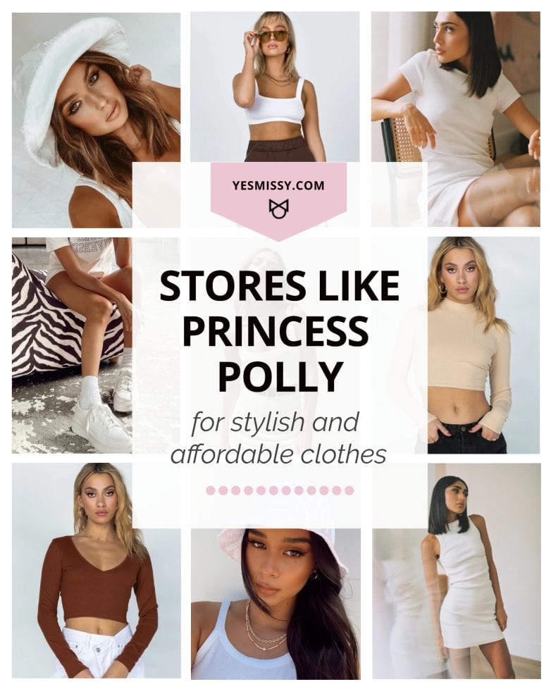 stores like princess polly for cheap clothes YesMissy