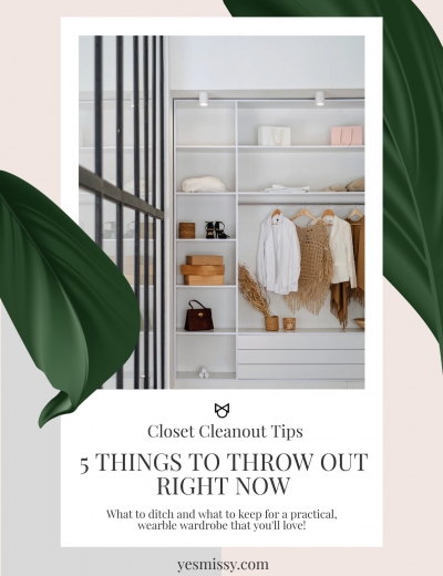 Closet Cleanout Tips: 5 Things to Throw Out Right Now