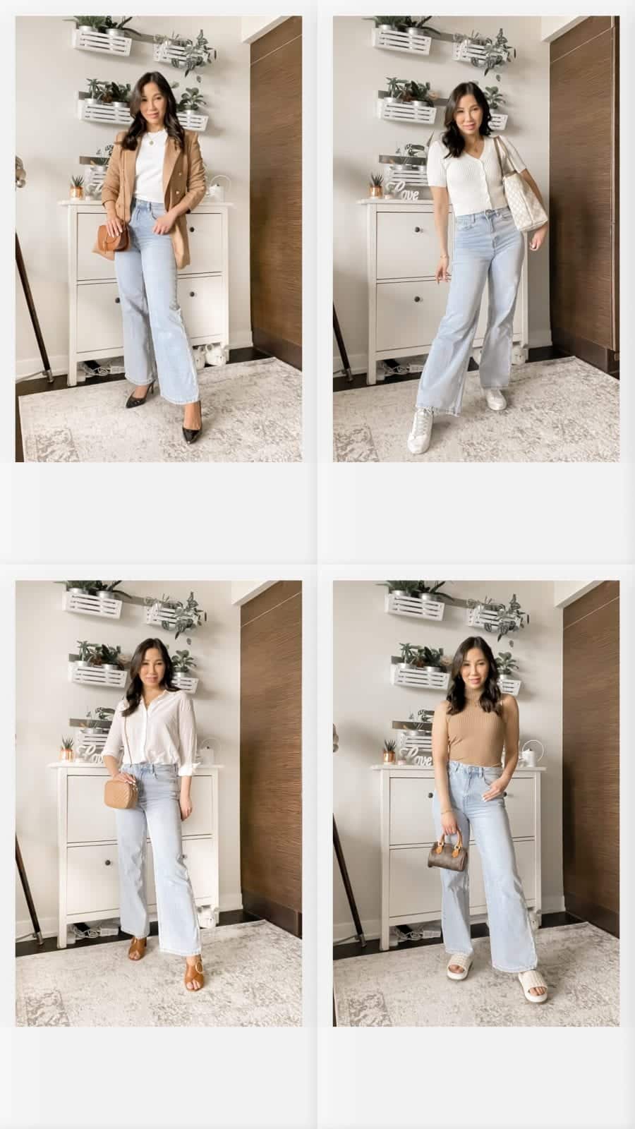 Fall Look: Wide Leg Jeans and Blouse - YesMissy