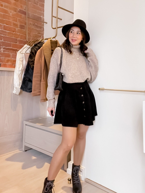 Winter Outfits with Skirts