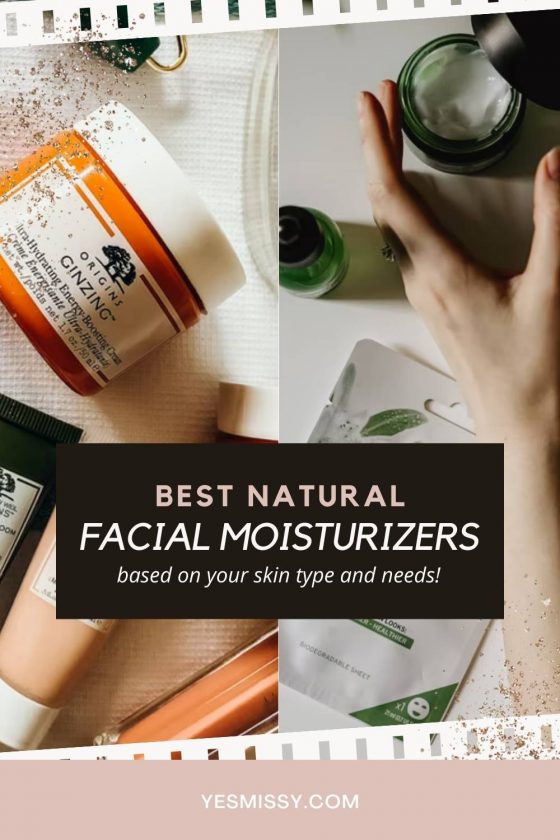 Best Natural Face Moisturizers for Glowing Skin YesMissy