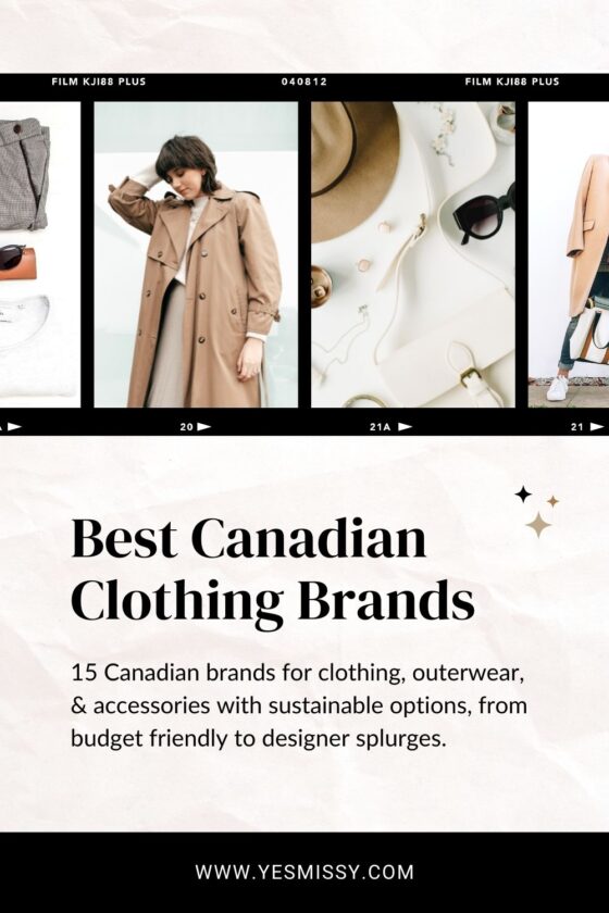 Best Canadian Clothing Brands YesMissy