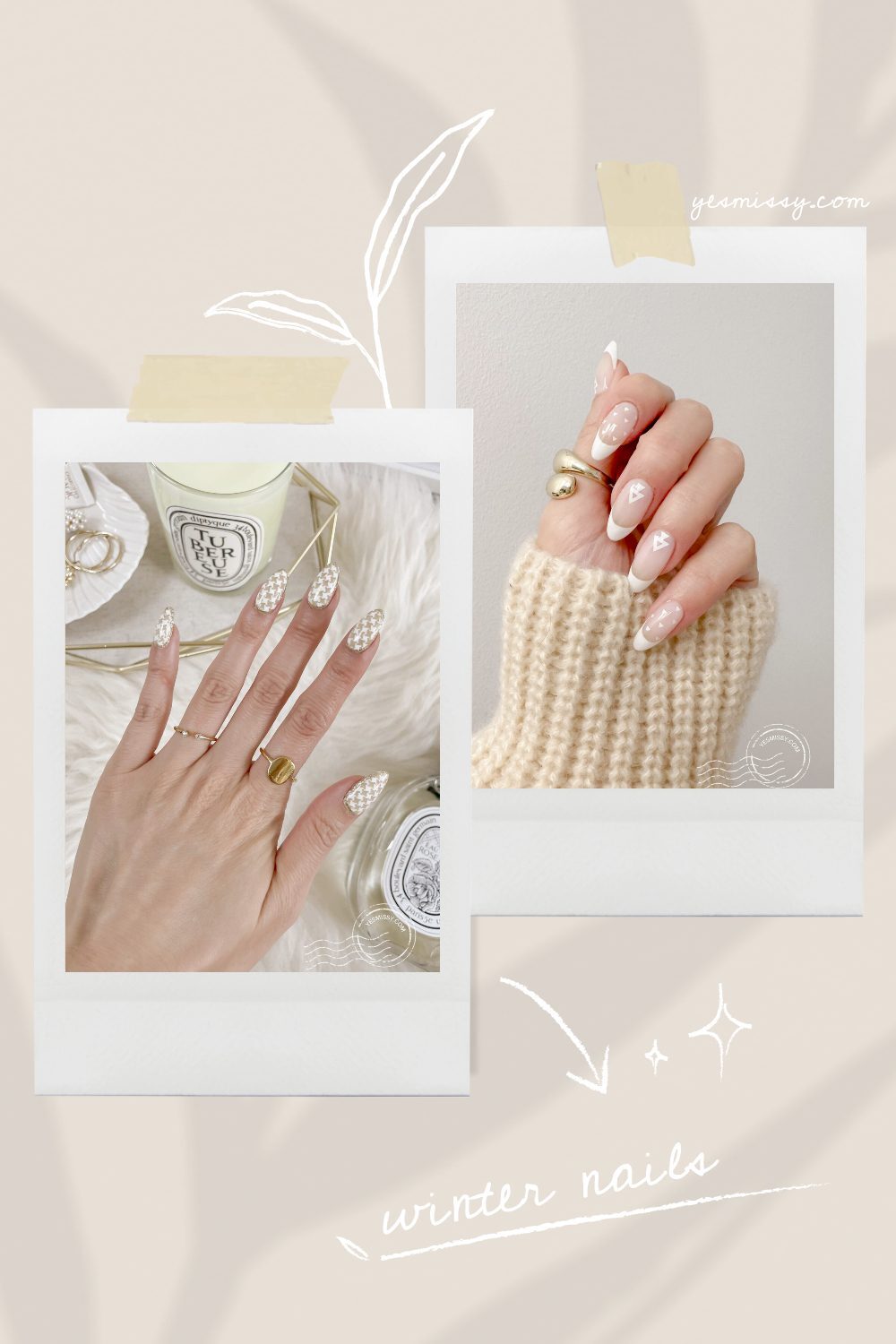 Easy winter nail art  At-home winter nail looks we love