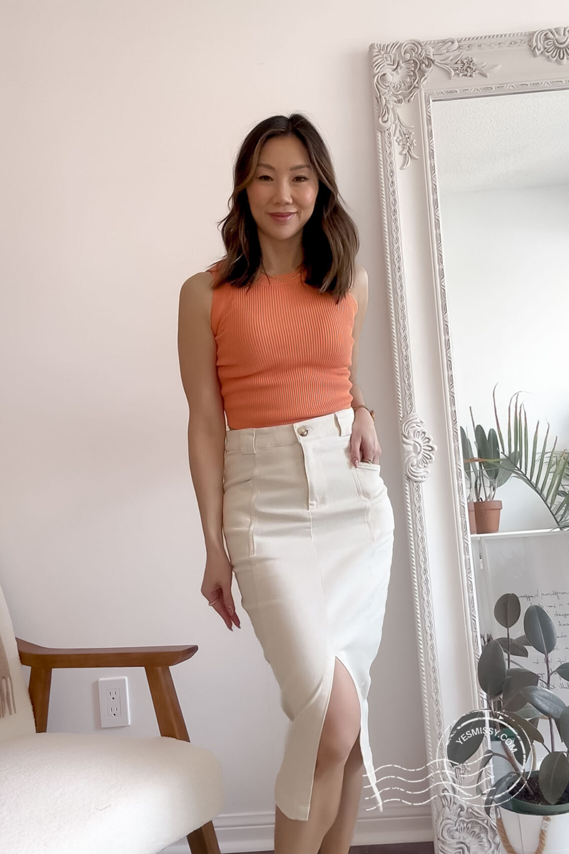 Denim Skirt Outfits 3 Ways to Wear a Denim Maxi YesMissy