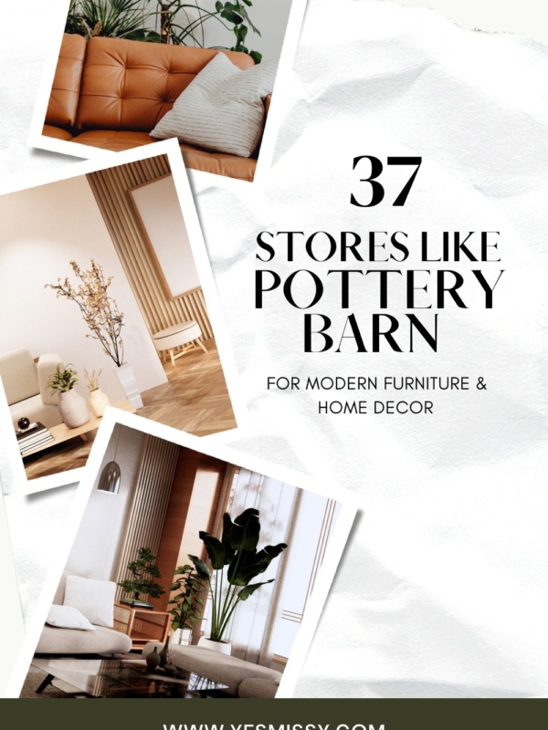 37 Stores like Pottery Barn for Furniture & Home Decor