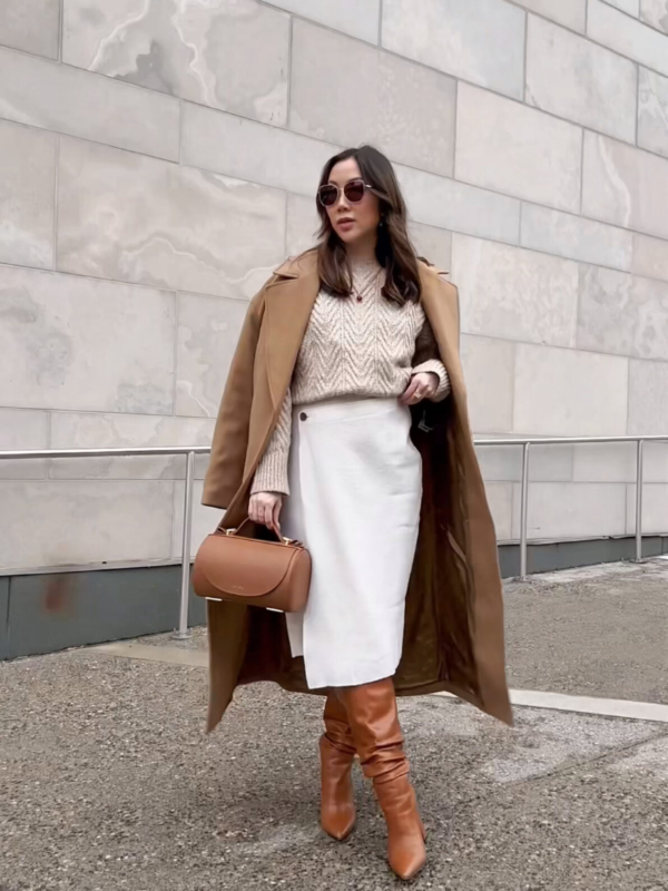 Classy Winter Outfit from Banana Republic