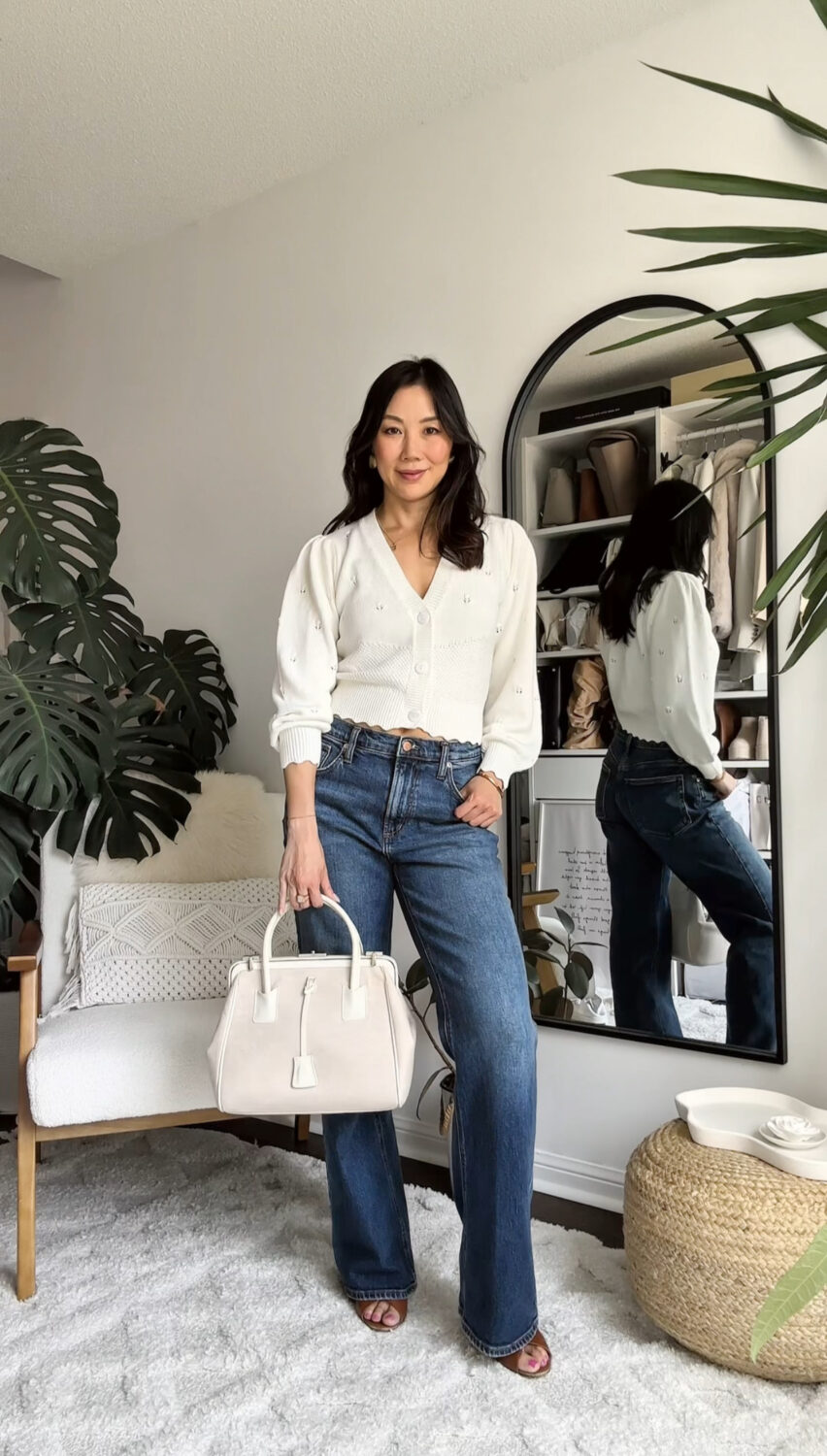 Easy OOTD - cardigan and jeans combo