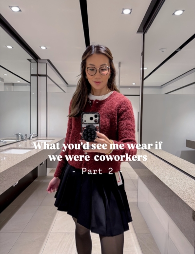 What you’d see me wear if we were coworkers: winter edition