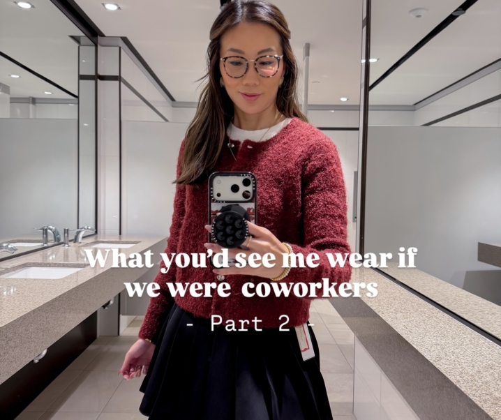 What you’d see me wear if we were coworkers: winter edition