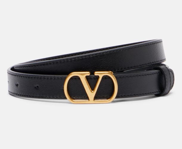 Best designer belts -valentino vlogo belt