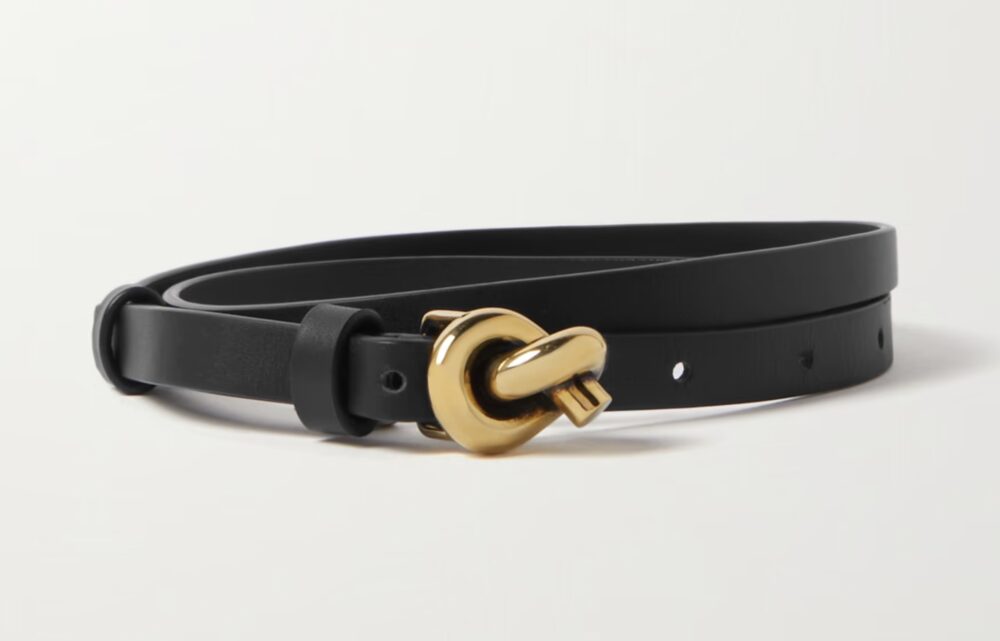 best modern luxury belt - bottega veneta knot belt